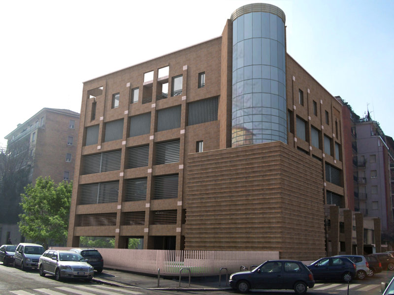 edificio residenziale con parcheggio interrato in via desenzano milano