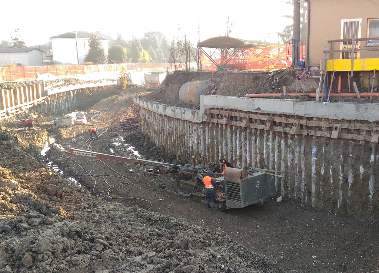Realizzazione tre sottopassi linea ferroviaria Voghera - Pavia